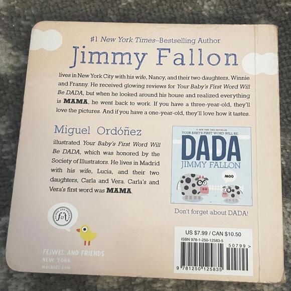 Jimmy Fallon Everything is Mama-Jimmy Fallon Board Book & Plush Giraffe (NEW) - Picture 5 of 8